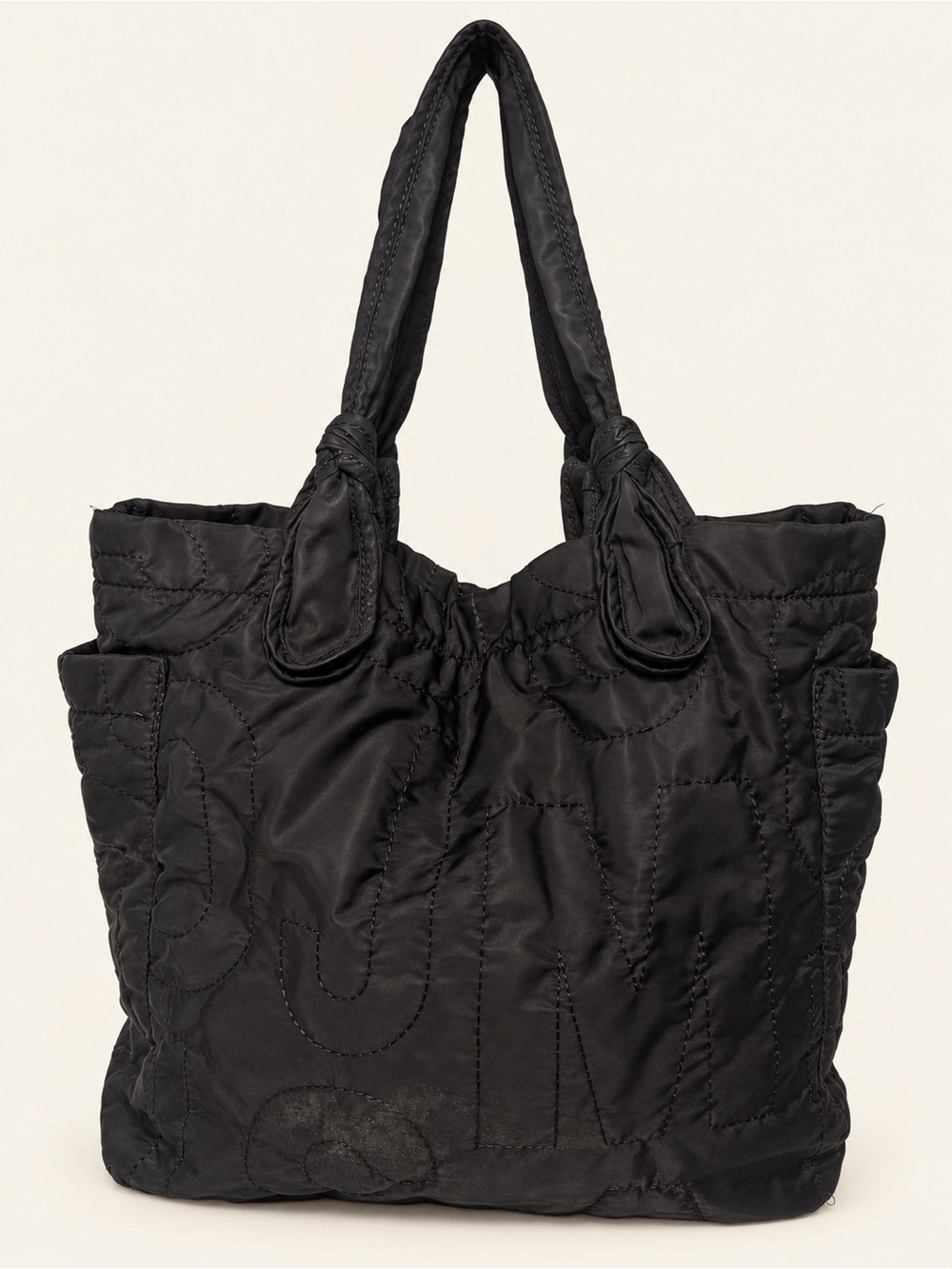 Marc by Marc Jacobs Standard Supply Black Quilted Nylon Tote Bag - Picture 3 of 10